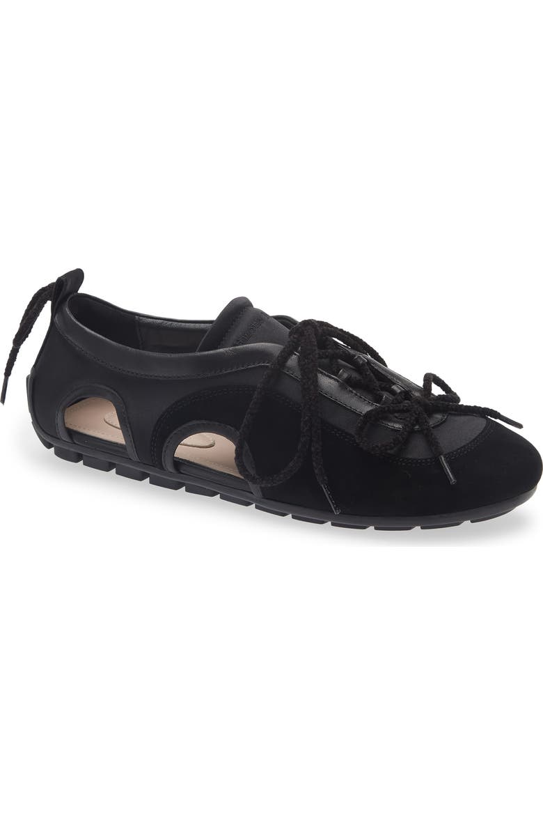 Cutout Ballerina Grip Sneaker