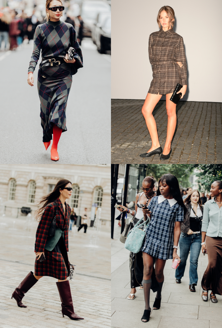 An image of the key street style trends at London Fashion Week September 2026.