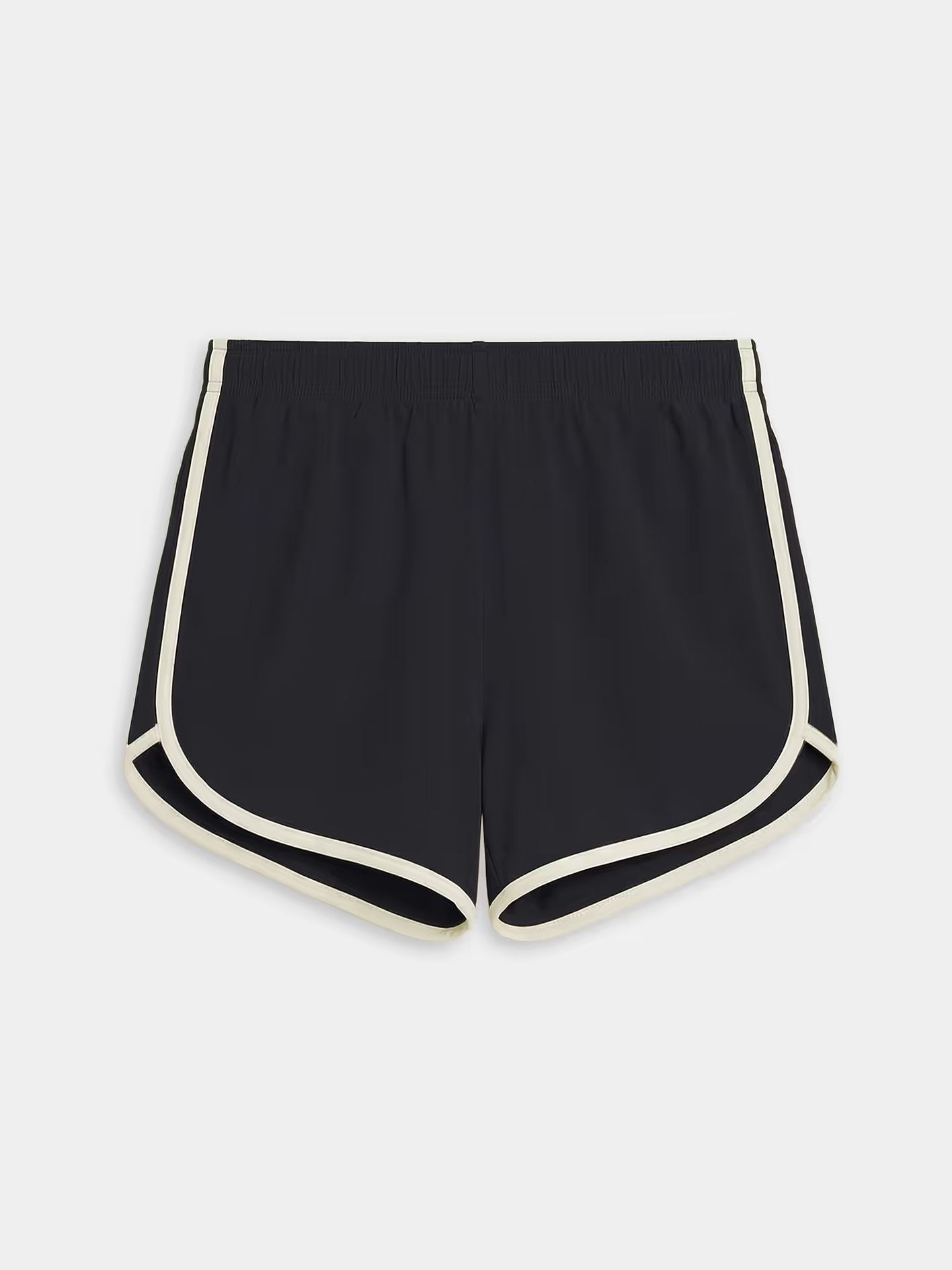 SPLITS59, Megan Woven Nylon Run Short - Black/creme - Black/creme / Xs