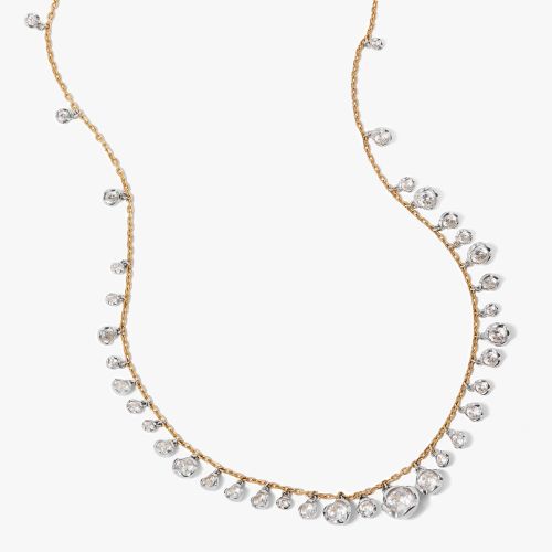 18ct Yellow Gold, 18ct White Gold, Diamond, 4.52ct Whoopsie Daisy Necklace