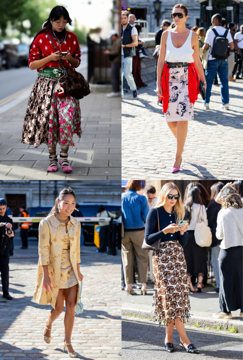 An image of the key street style trends at London Fashion Week September 2026.