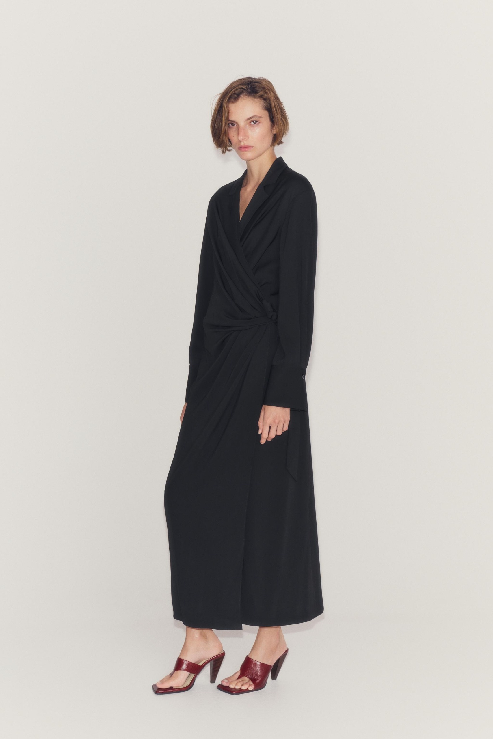 Zara, Satin Knot Dress