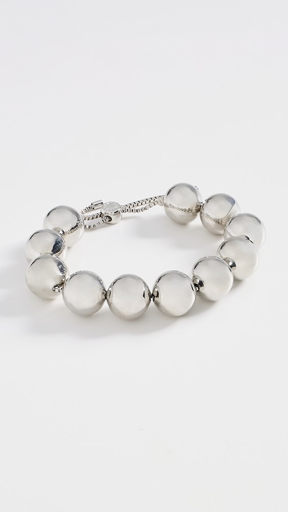 Jane Beaded Bracelet - Silver