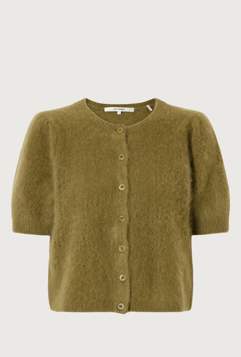 Frame, The Airy wool and Cashmere-Blend Cardigan