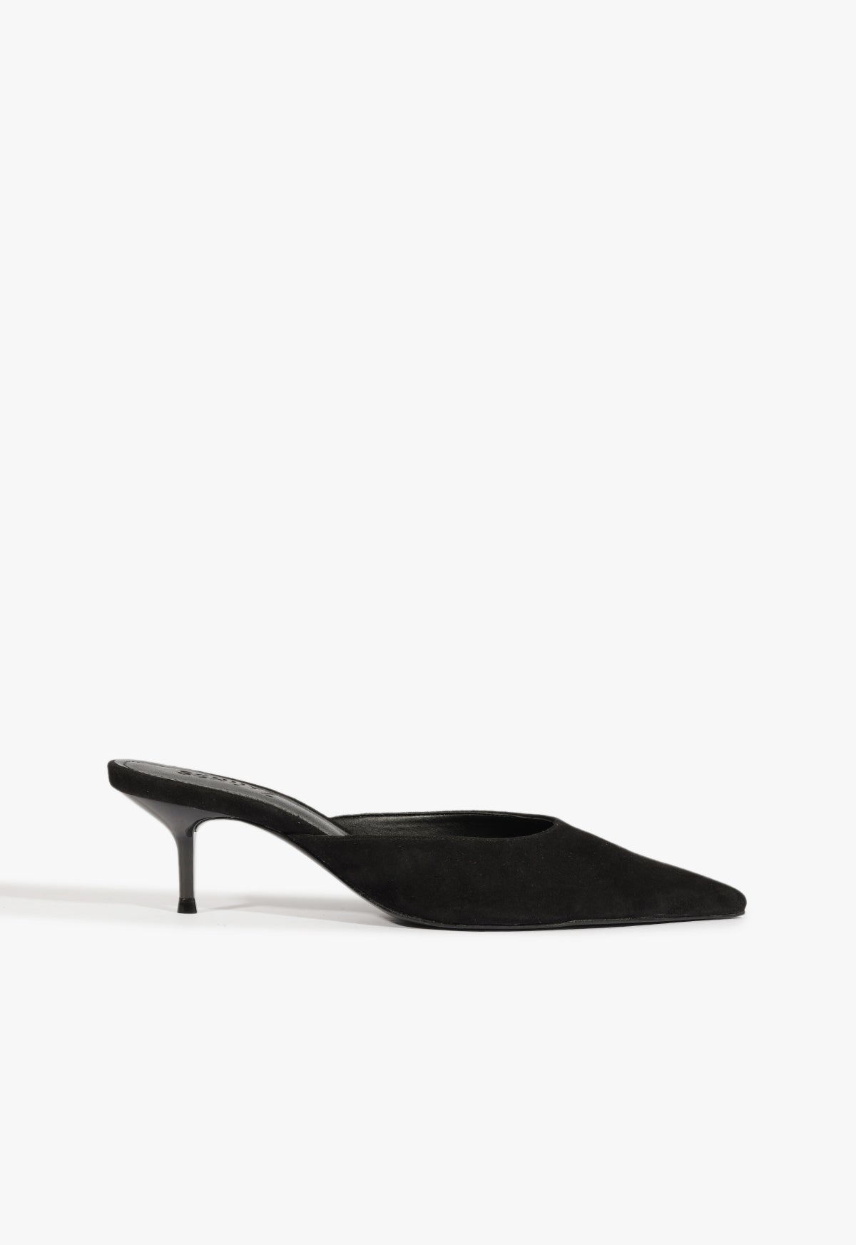 Julie Suede Pump - 5 / Black / Suede