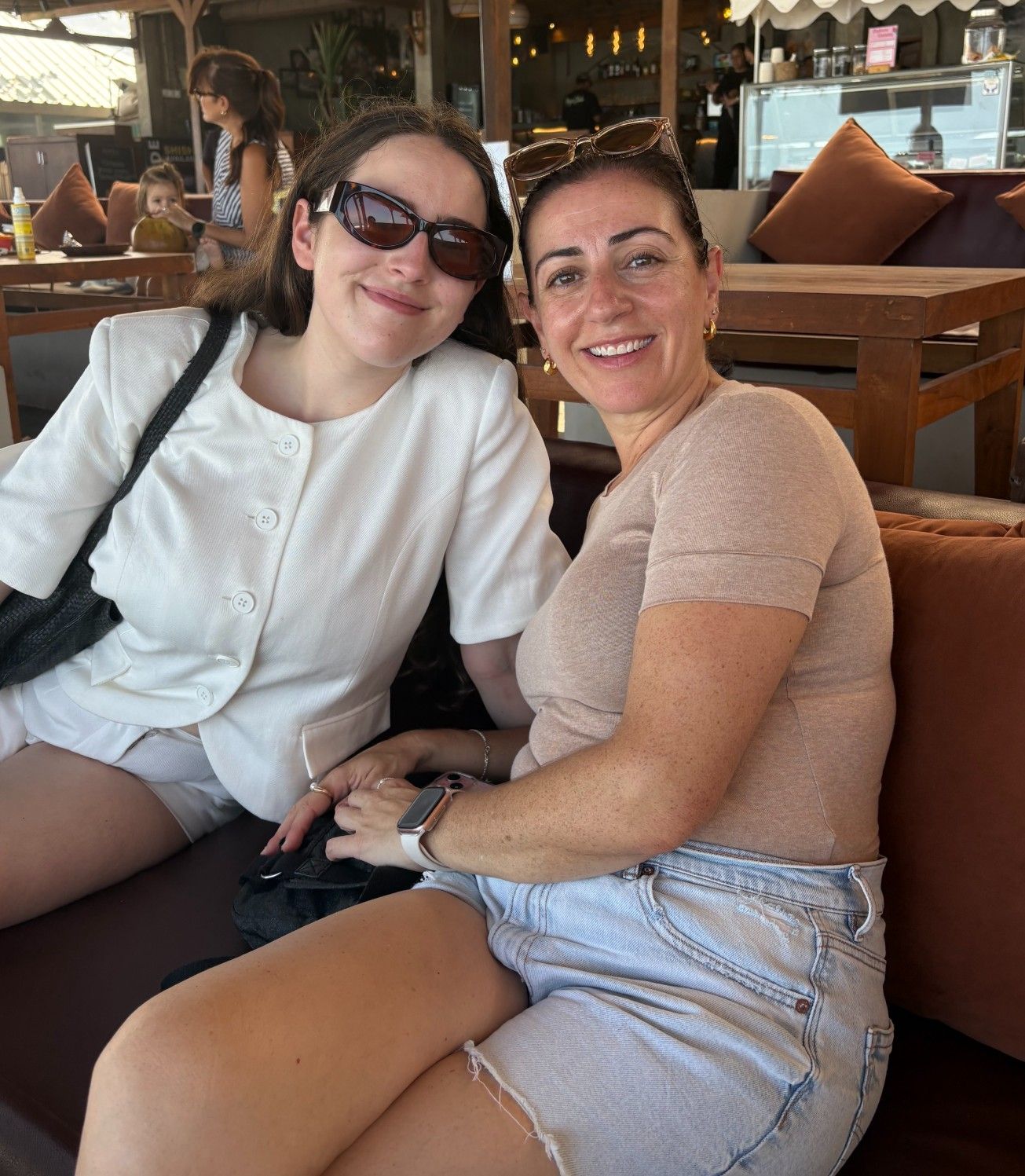 An image of Who What Wear's Ava Gilchrist and her mum.