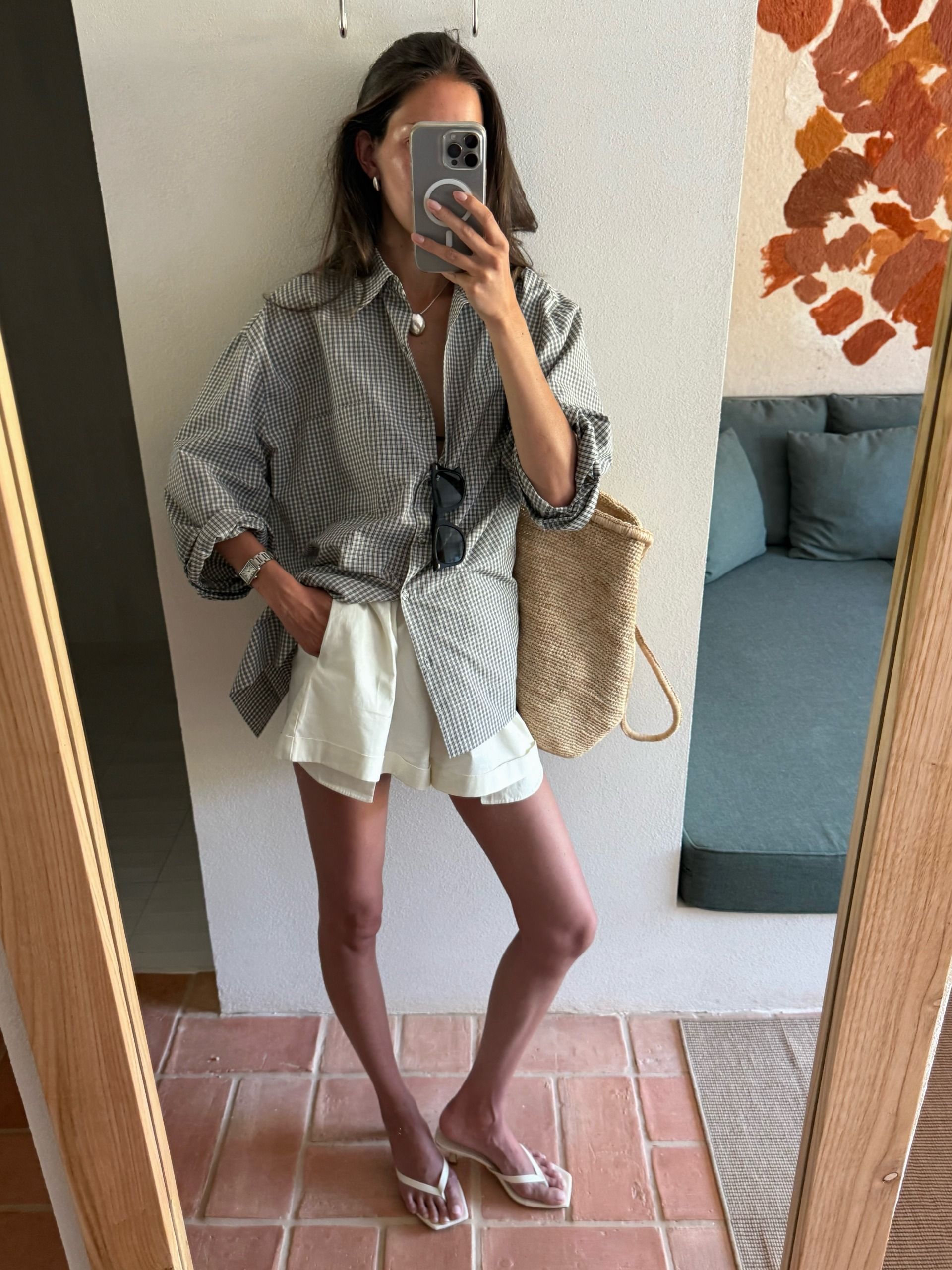 An image of a woman wearing voluminous shorts trend 2026