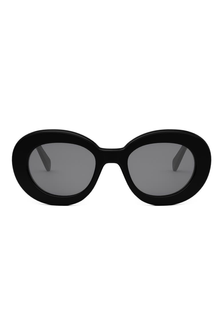 Triomphe 53mm Round Sunglasses