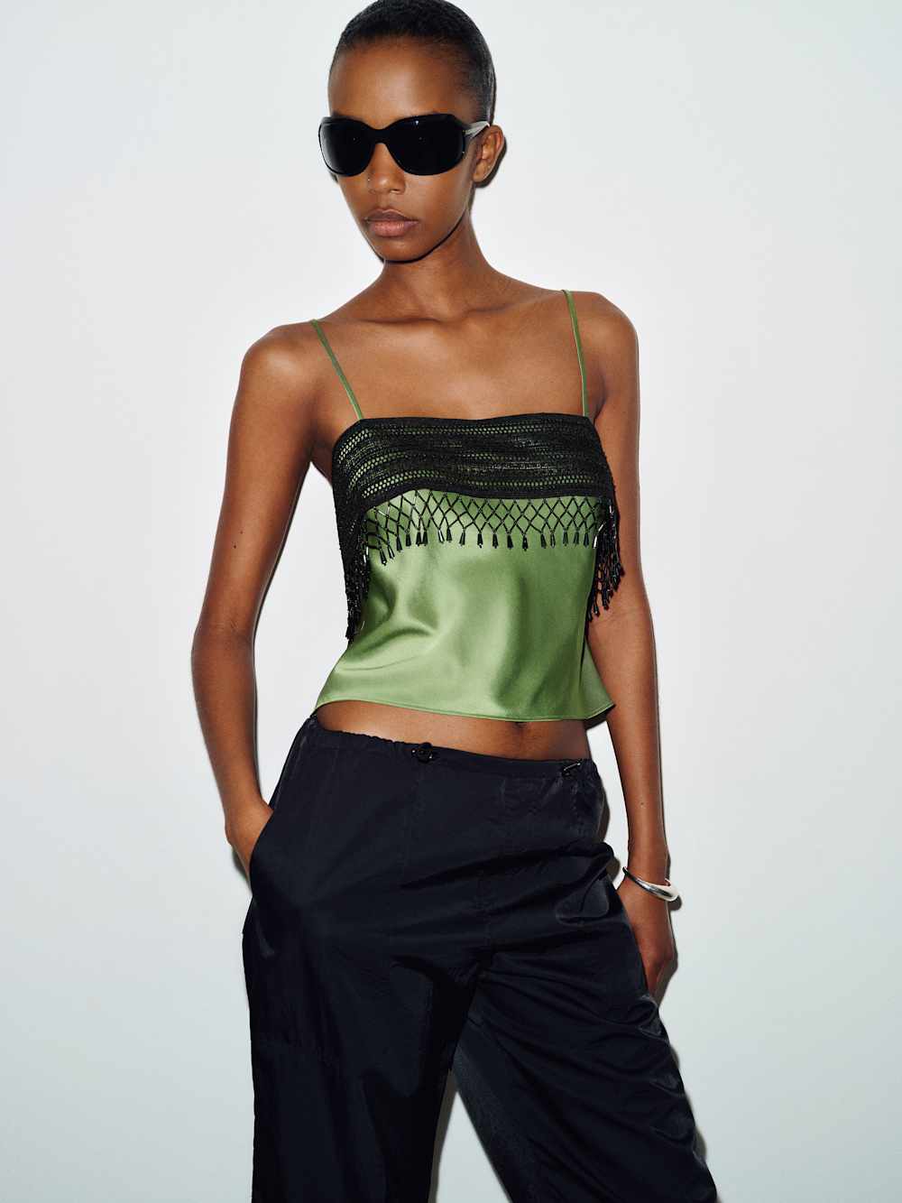 Slyvette Satin Top