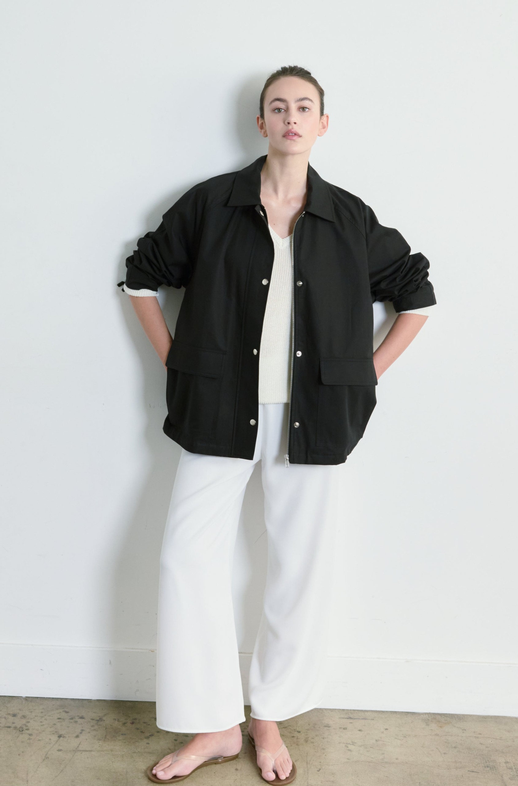 Cotton Barn Jacket - Xs / Black