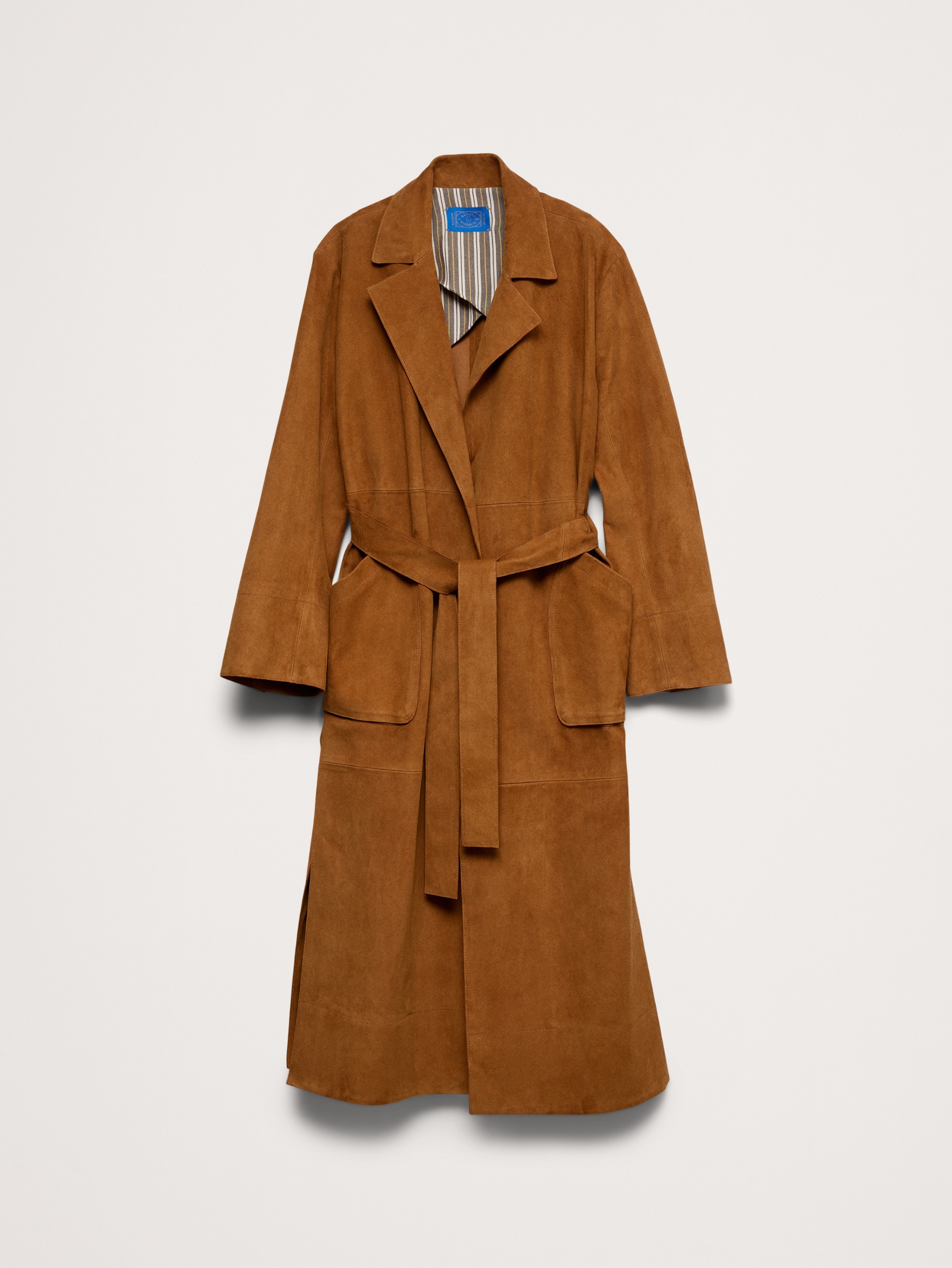 Banana Republic X La Ligne, The Suede Wrap Coat