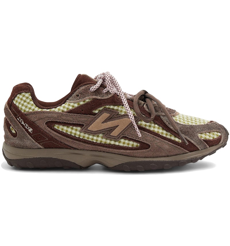 New Balance 204l Size? Exclusive Green Gingham Dark Brown