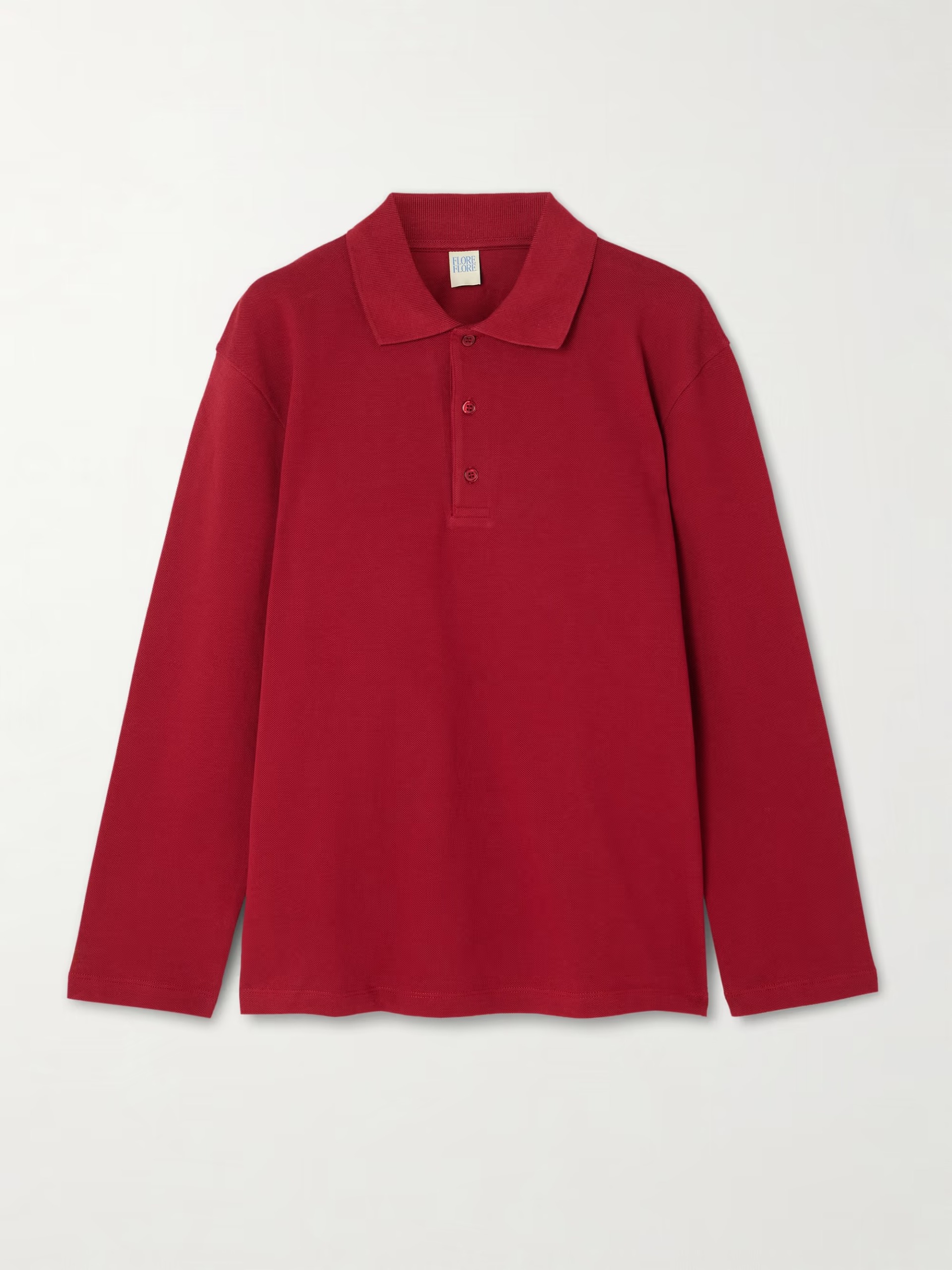 Flore Flore, Diana Organic Cotton-Piqu&eacute; Polo Shirt