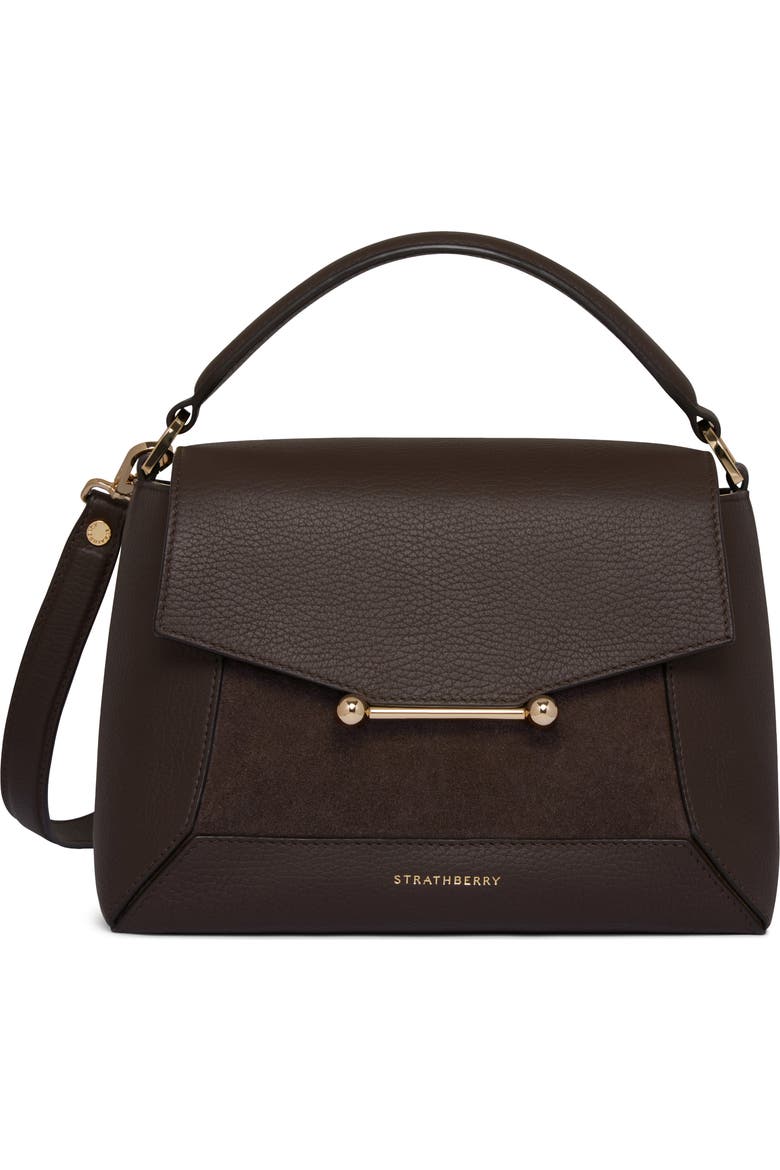 Mosaic Leather Top Handle Bag