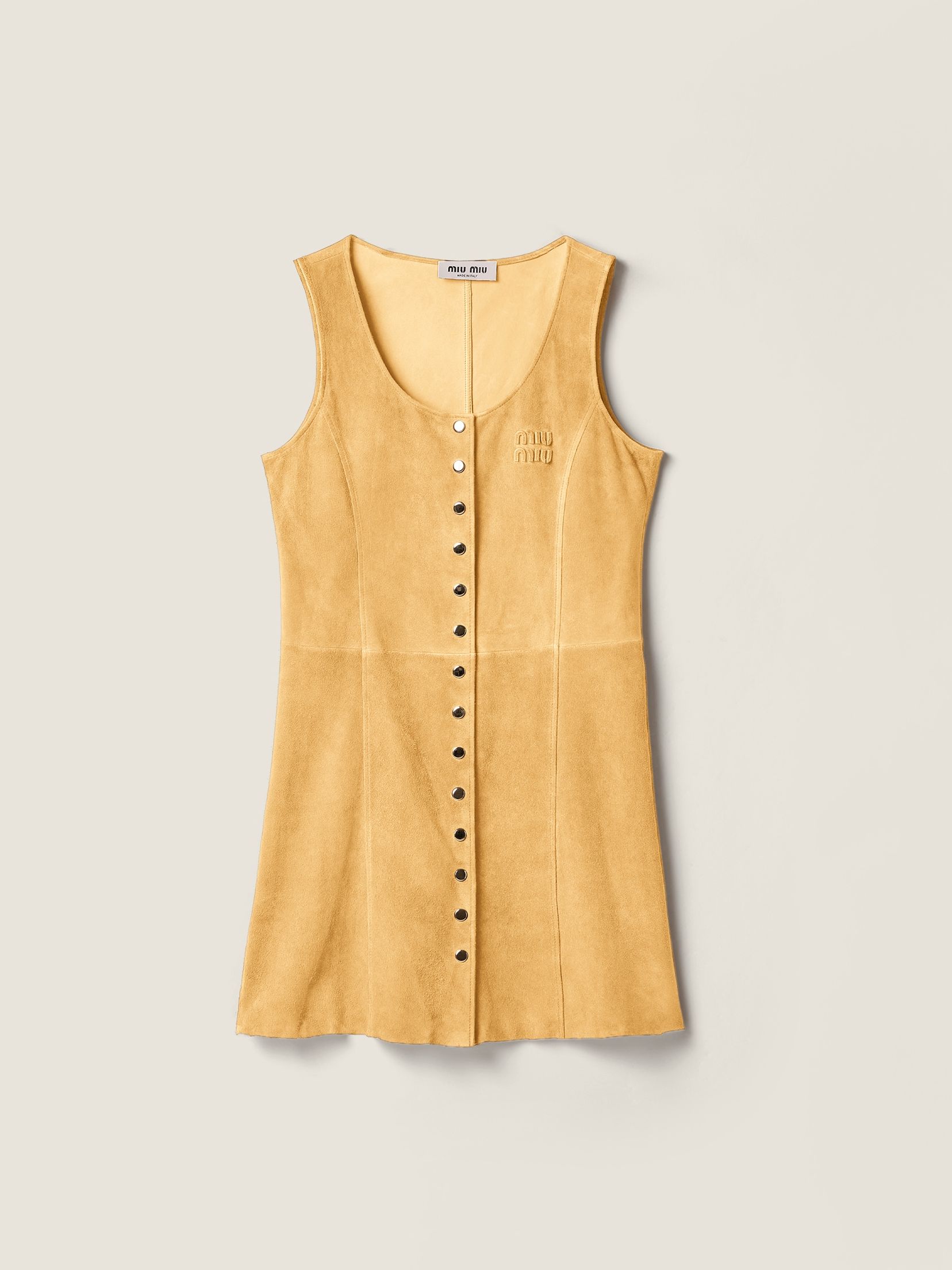 Waxed Suede Dress