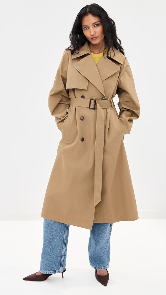 Toby Trench Coat - Hazelnut