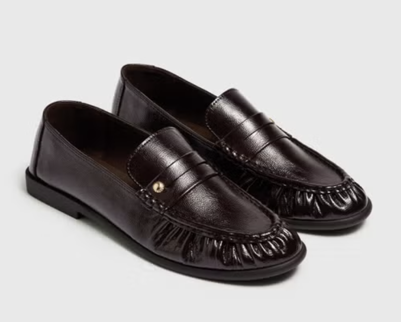 Matalan, Ruched Pu Loafers