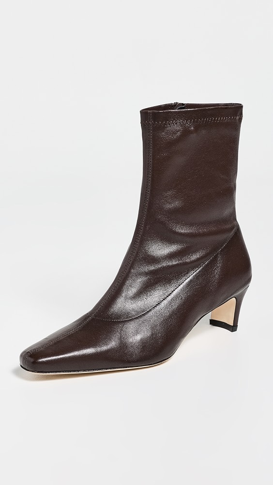 Wally Sock Ankle Boots - Espresso