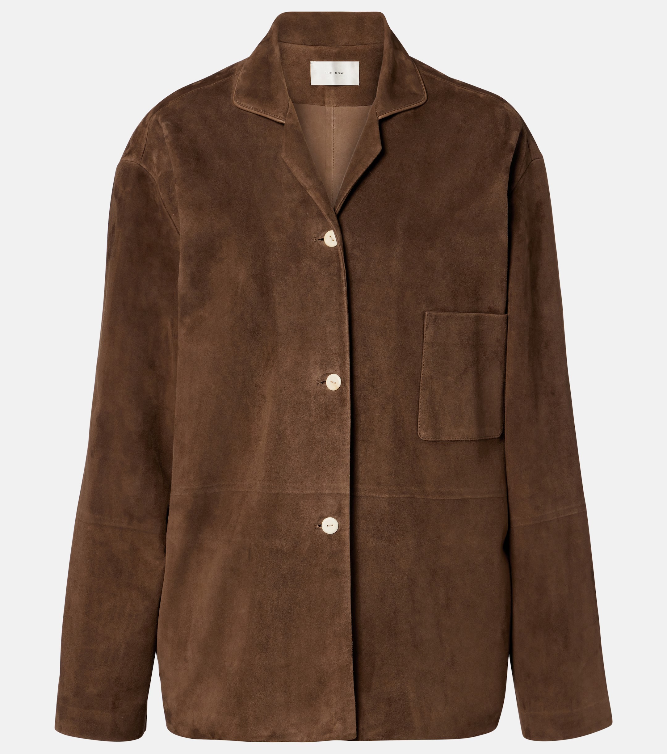 The Row, Janine Suede Shirt