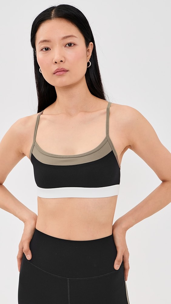 Scottie Airweight Bra - Black/lentil