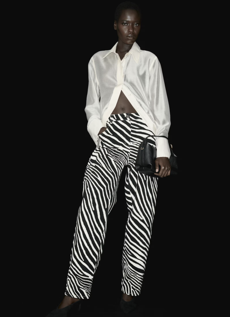 H&M, Barrel-Leg Twill Trousers