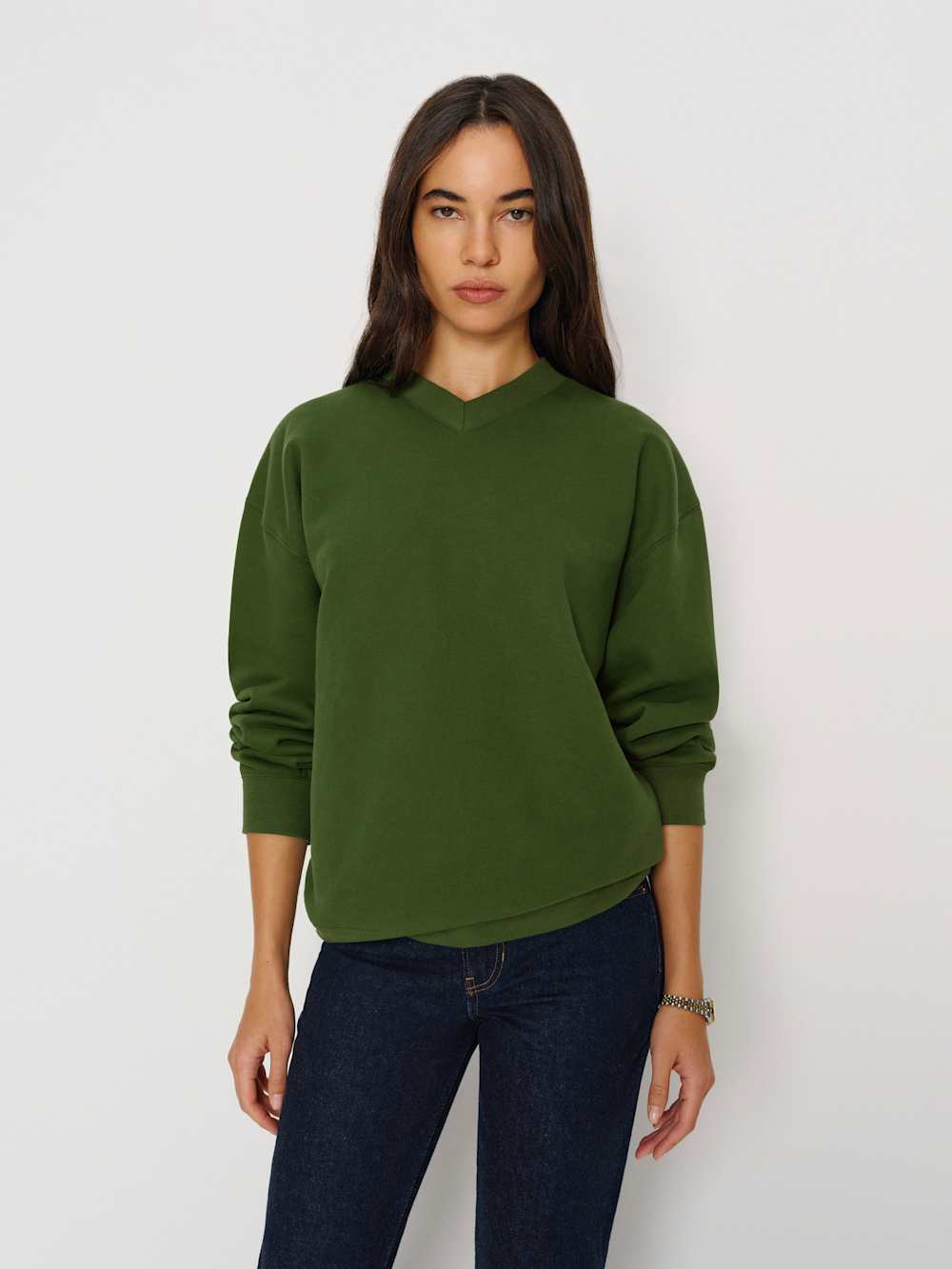 Bowie V Neck Sweatshirt