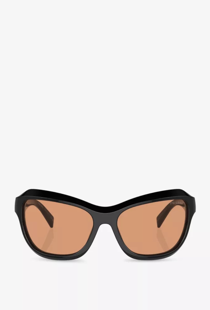 Pr A27s Butterfly-Frame Acetate Sunglasses
