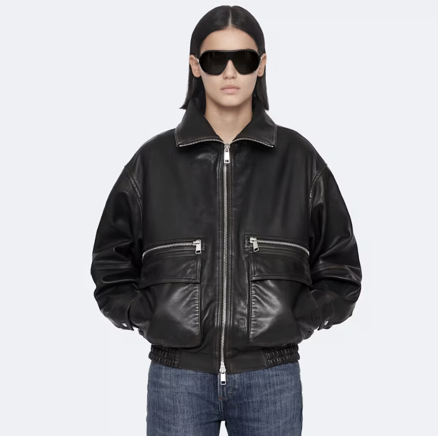 Allsaints, Elisa Leather Bomber Jacket