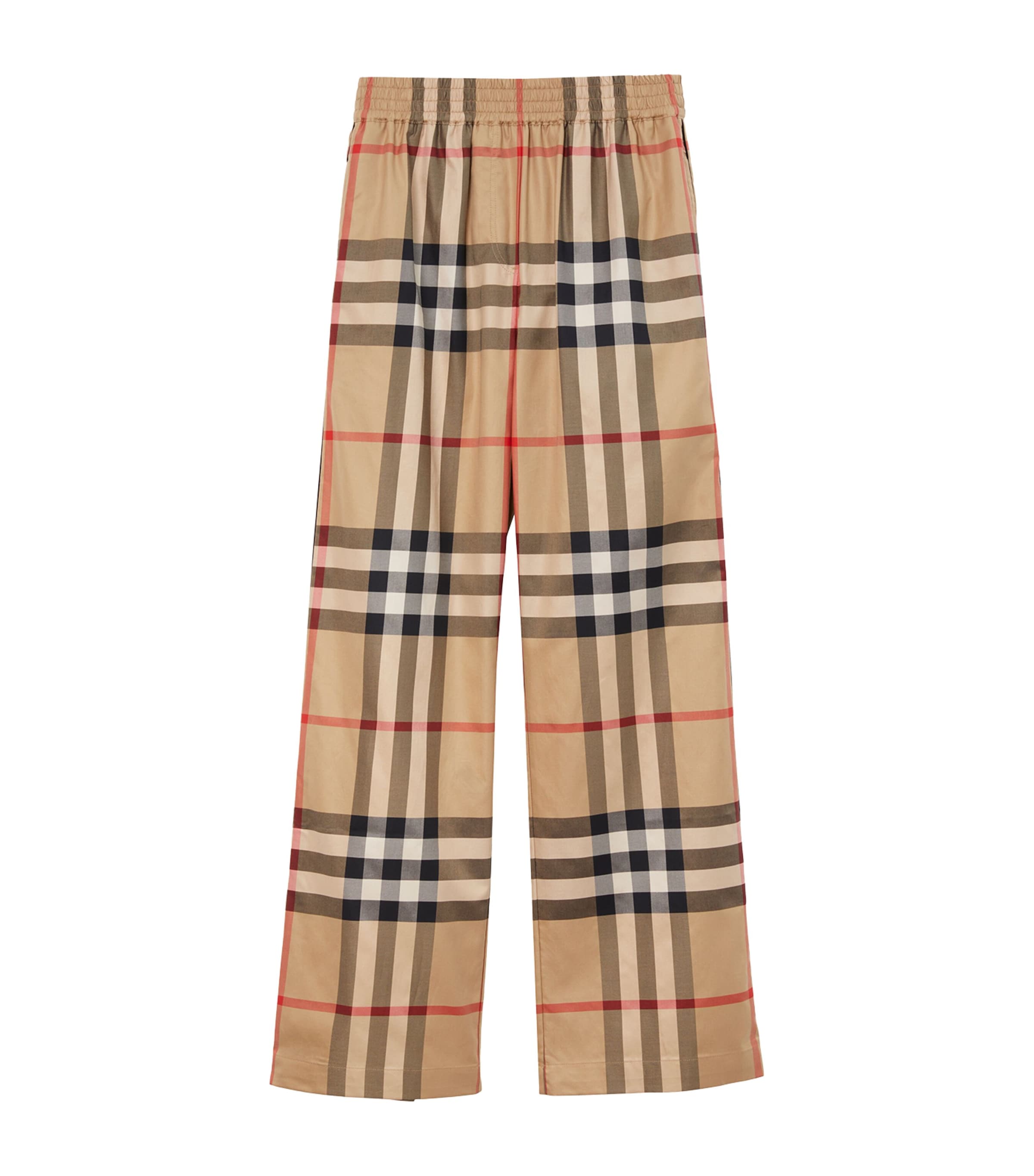 Burberry Cotton Check Trousers