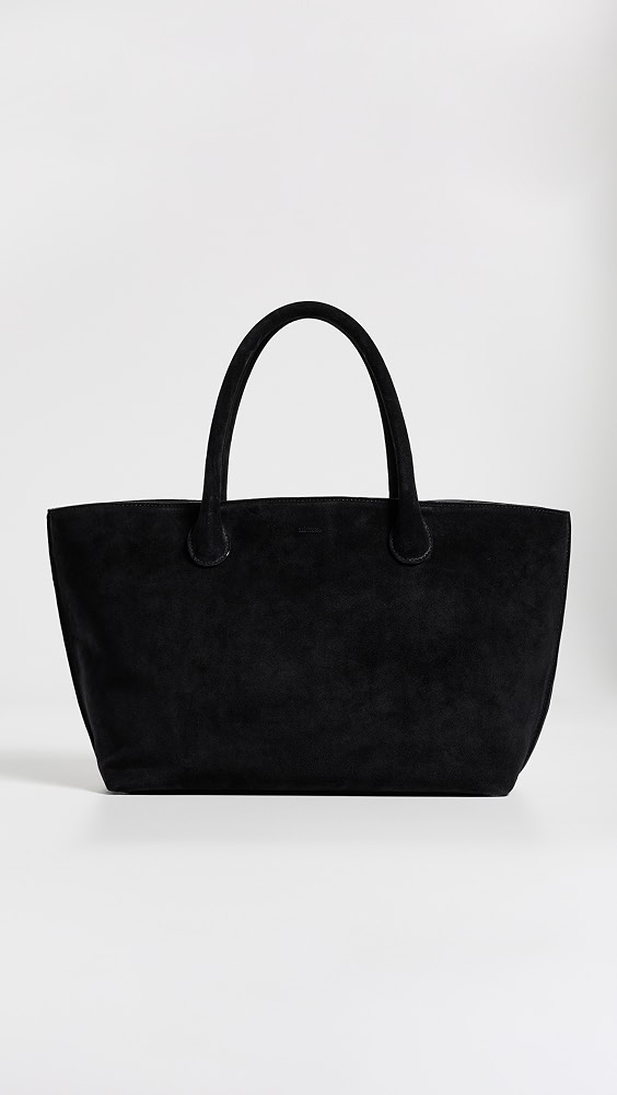 The Grace Tote - Black Suede