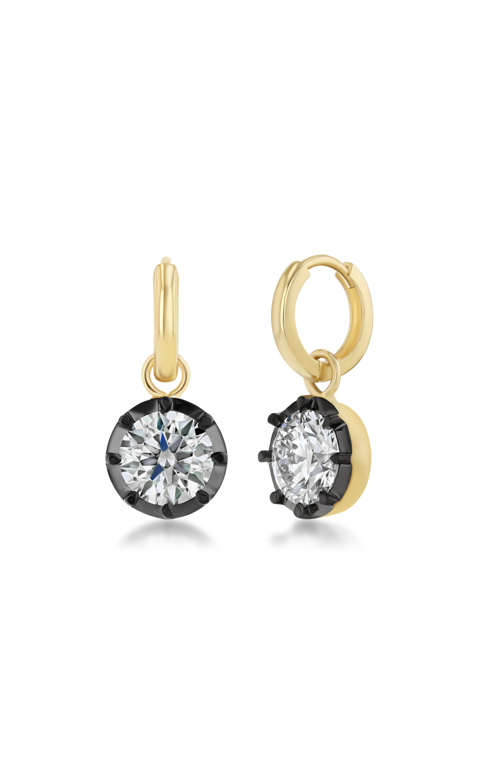 Mega Georgian Drops in Black Rhodium