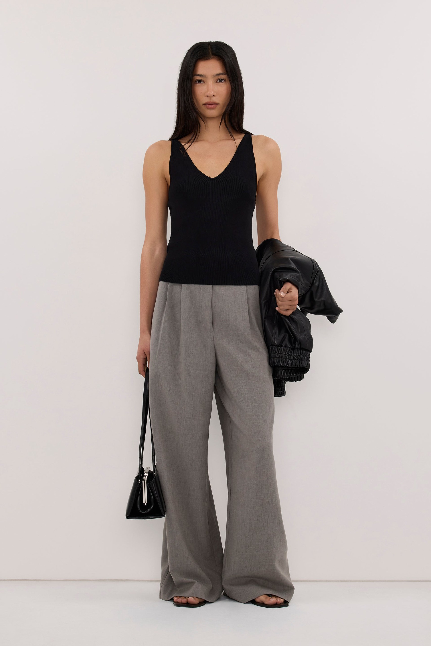 Silvia Black Knit Tank - Xxs / Black