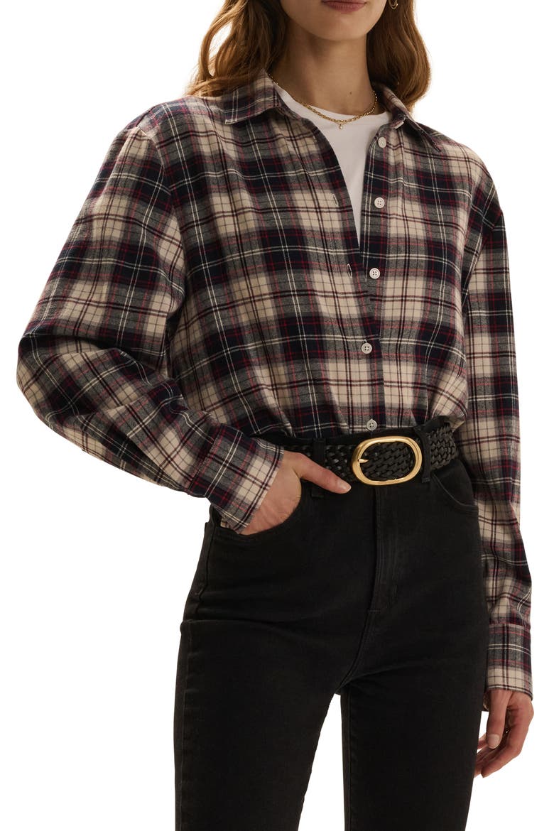 The Boyfriend Plaid Cotton Shirt