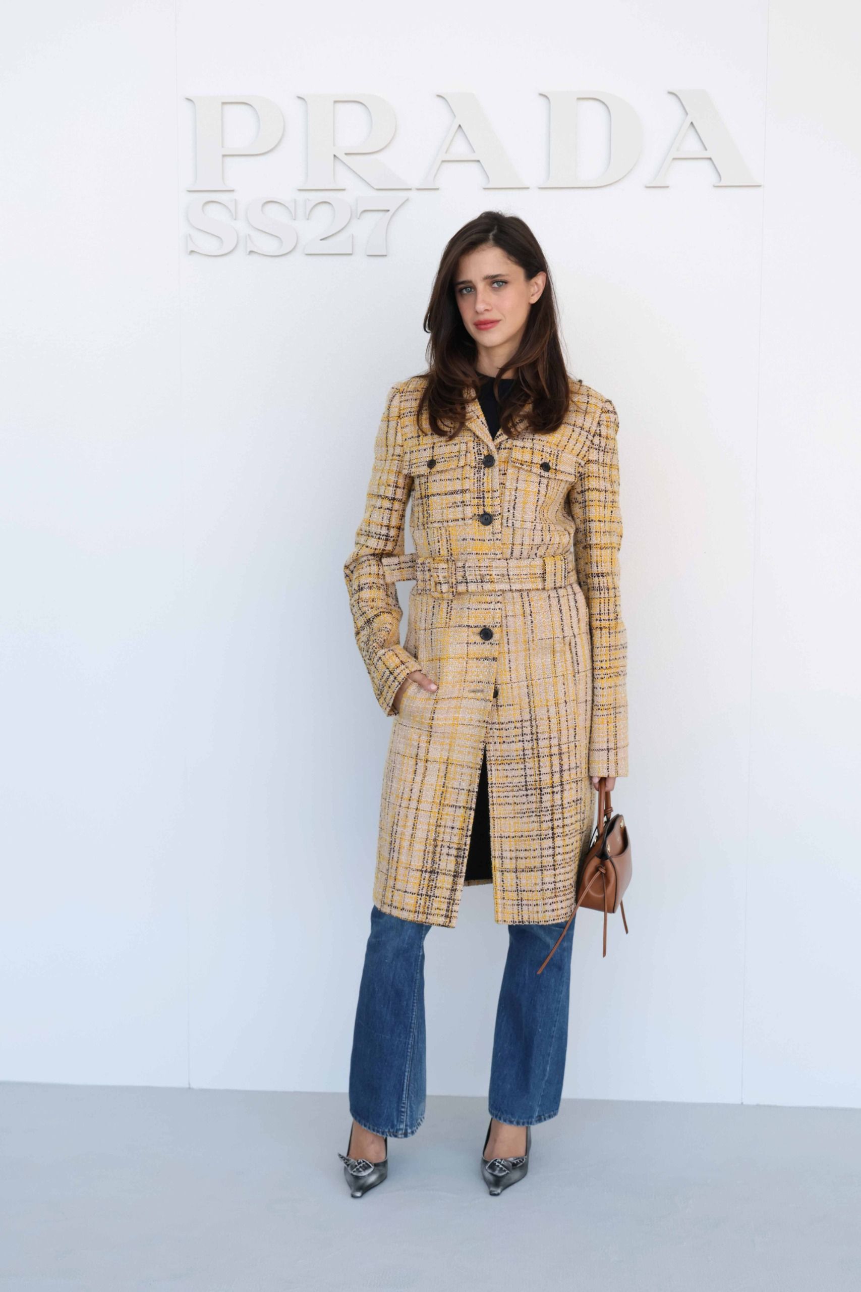 Benedetta Porcaroli at the S/S 27 Prada show.