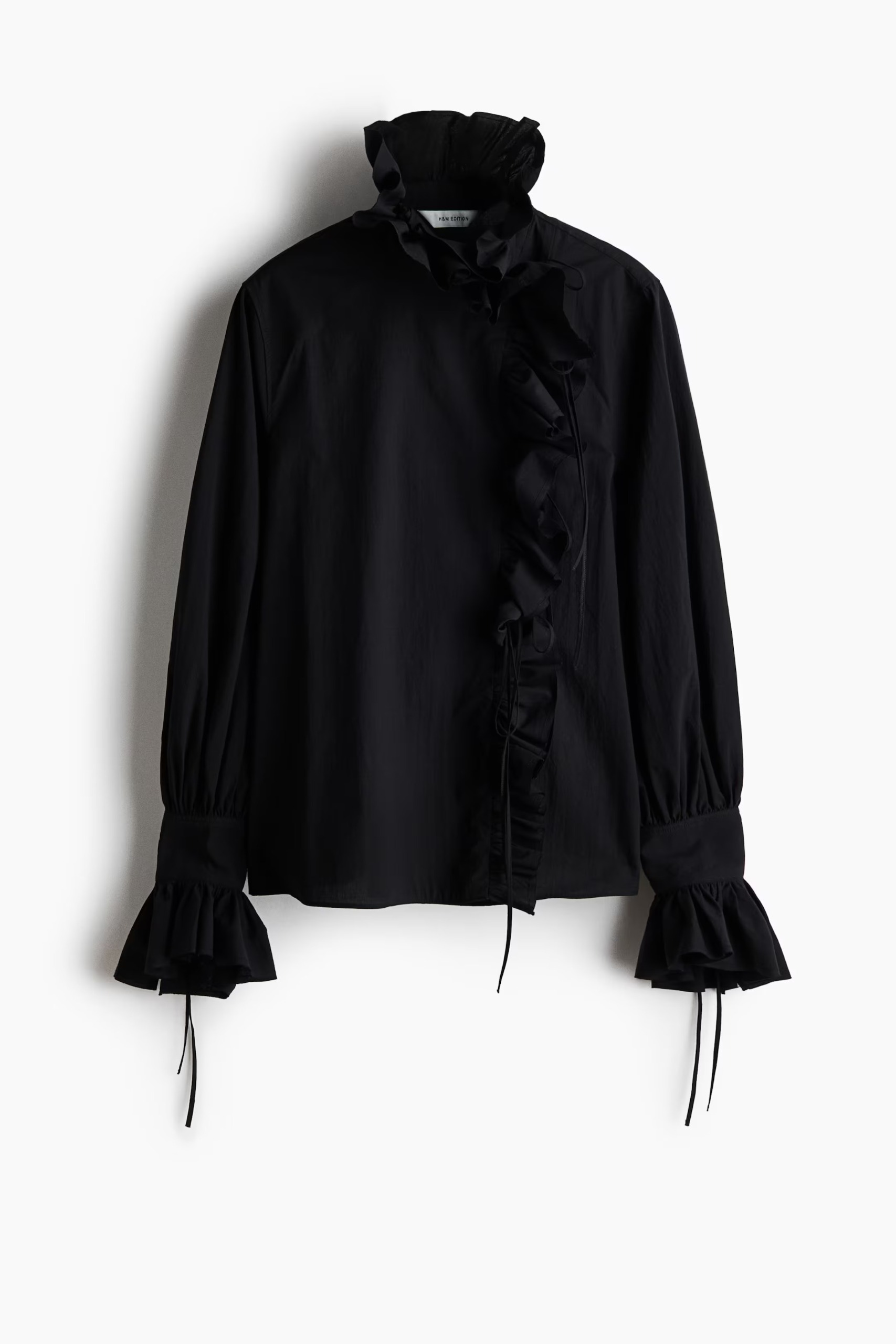 h&m, Cotton Ruffle Blouse