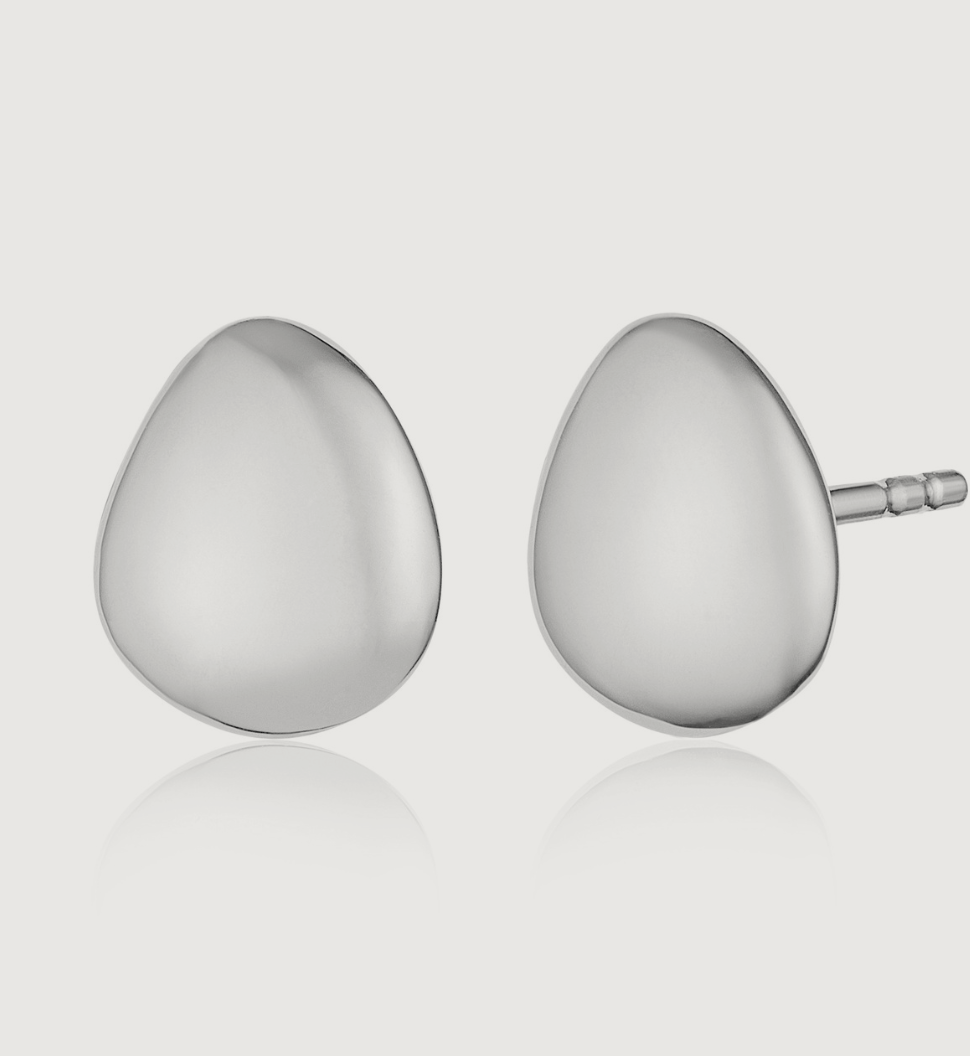 Monica Vinader, Nura Small Pebble Stud Earrings