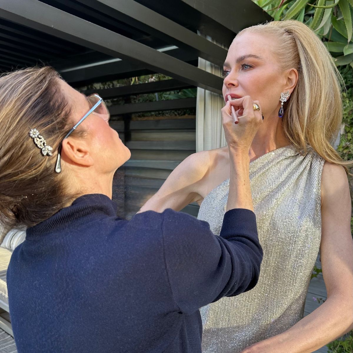 Gucci Westman does Nicole Kidman's makeup