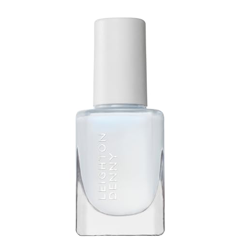 Leighton Denny Nail Illuminator Milky White | Brightening Nail Polish & Base Coat Treatment | Vegan Plant-Based