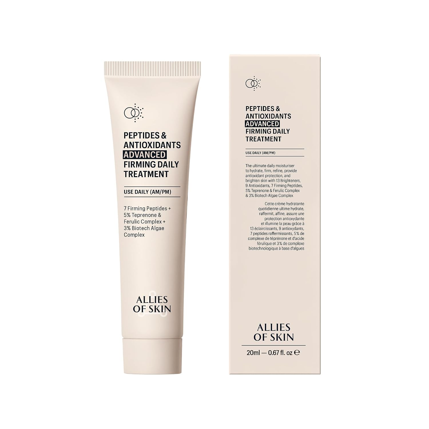 Allies of Skin, Peptides & Antioxidants Advanced Firming Daily Treatment