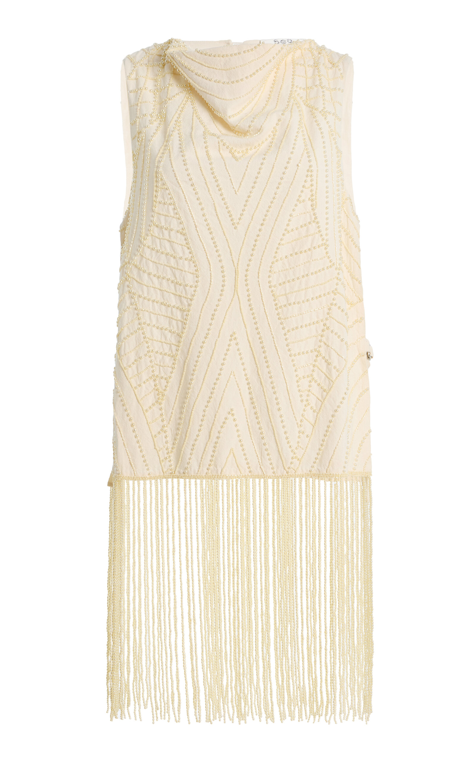 Carlotta Embellished Cotton-Blend Top