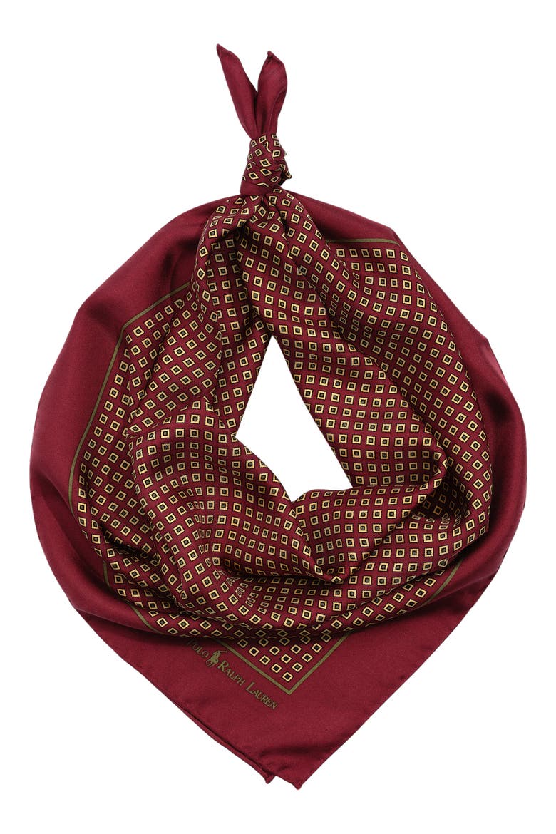 Silk Foulard Square Scarf