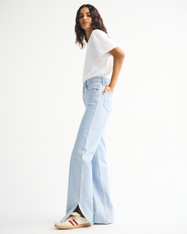 High Rise 90s Relaxed Split-Vent Hem Jean