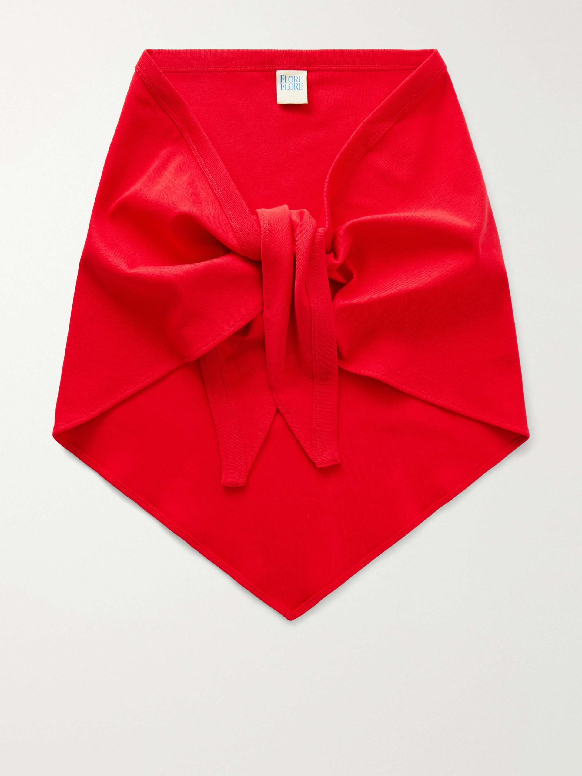Frayed Organic Cotton Scarf