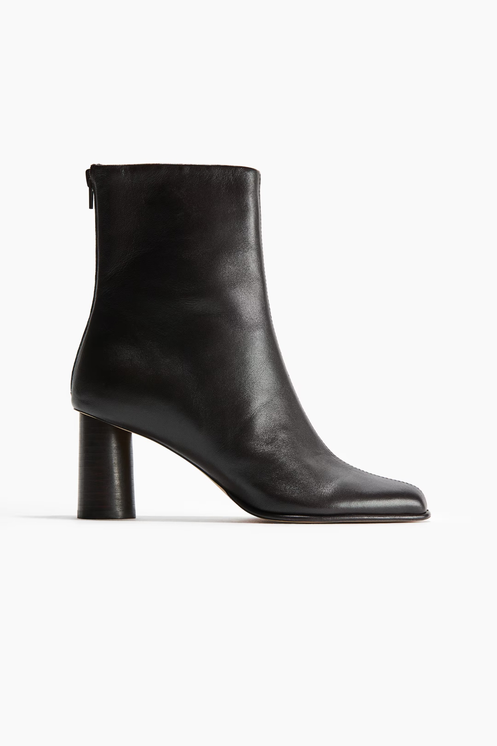 H&M, Leather Ankle Boots