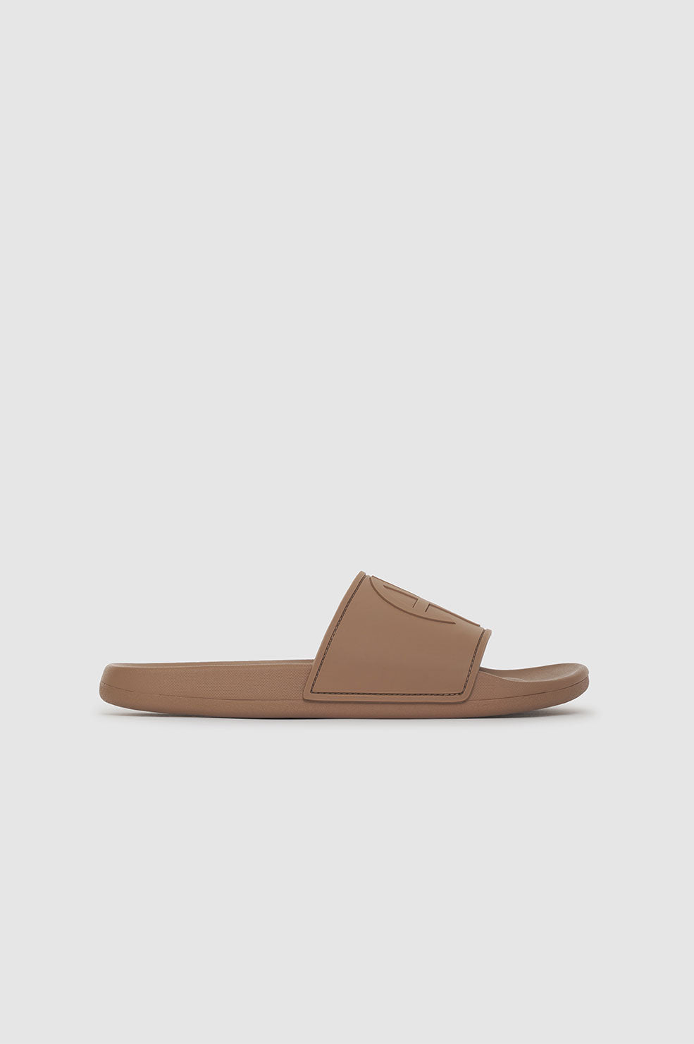 Isla Slides - Camel Monogram