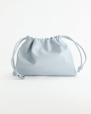 Fin Drawstring Bag: Blue Grey