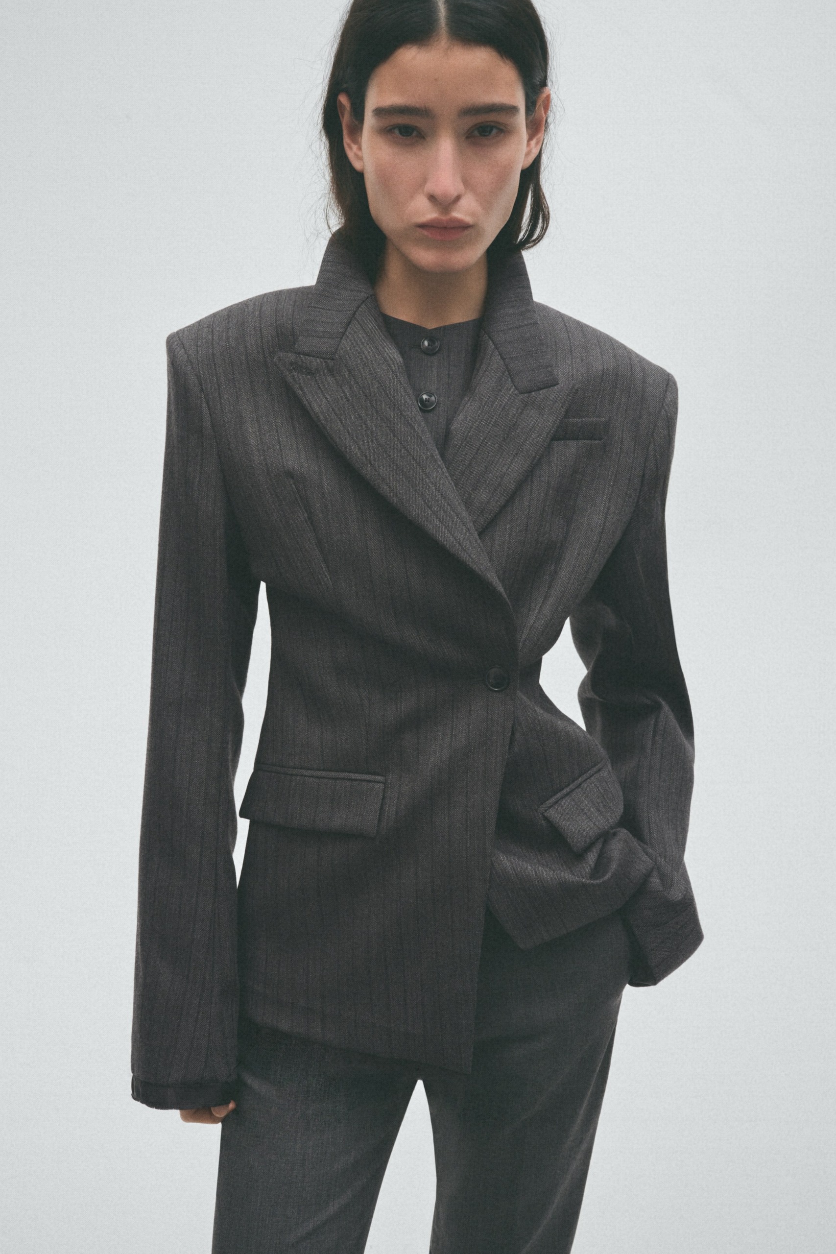 Single-Breasted Wool Blazer