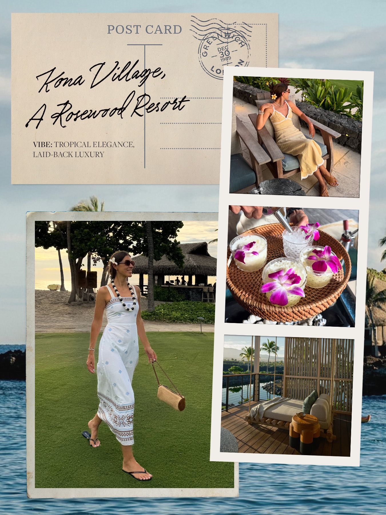 Fashion editor Judith Jones in Kona Village