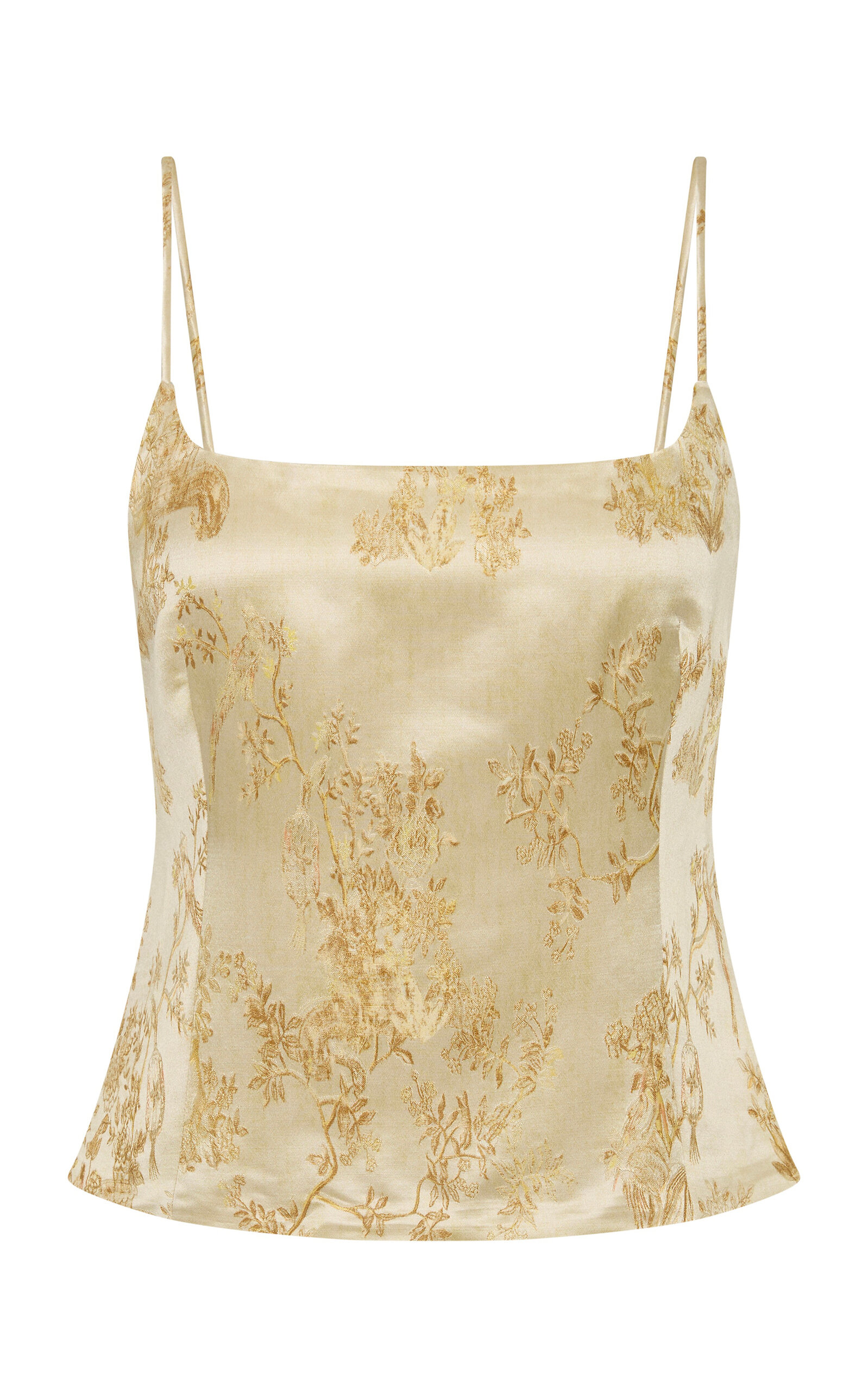 Ornate Silk-Wool Cami