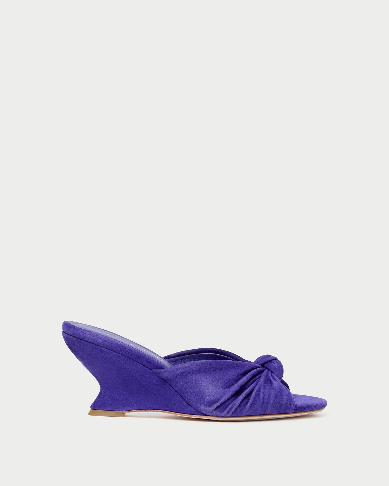 Marsy Jewel Suede Knot Wedge - Jewel / 5